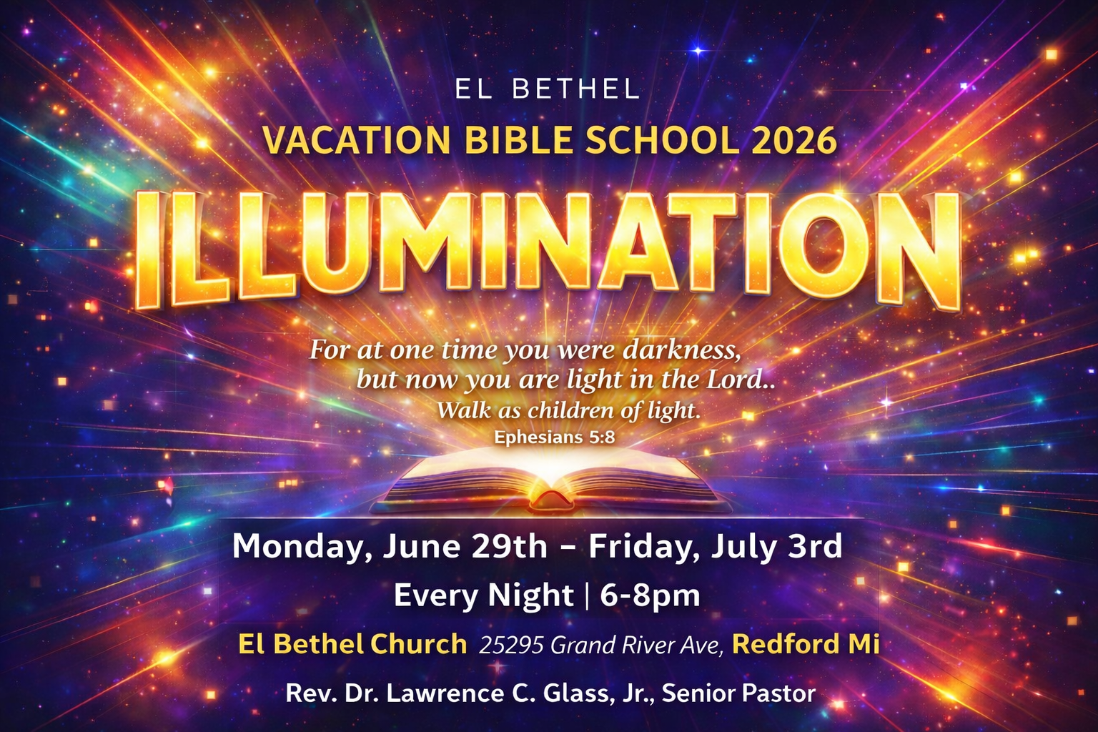 Vacation Bible School 2026 — "ILLUMINATION"